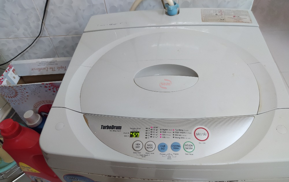 Máy giặt tự động tắt do nguồn điện không ổn định