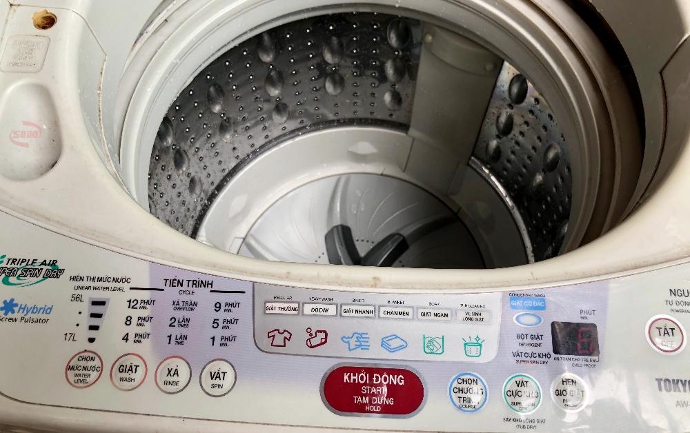 Máy giặt đang giặt bị cúp nước là sự cố thường gặp