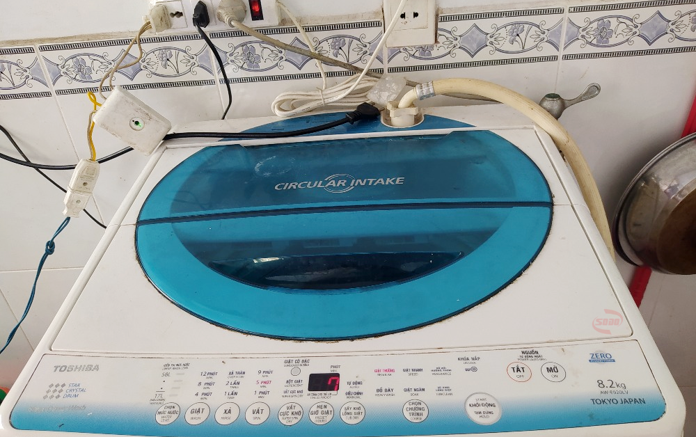 Máy giặt lên nguồn nhưng không chạy